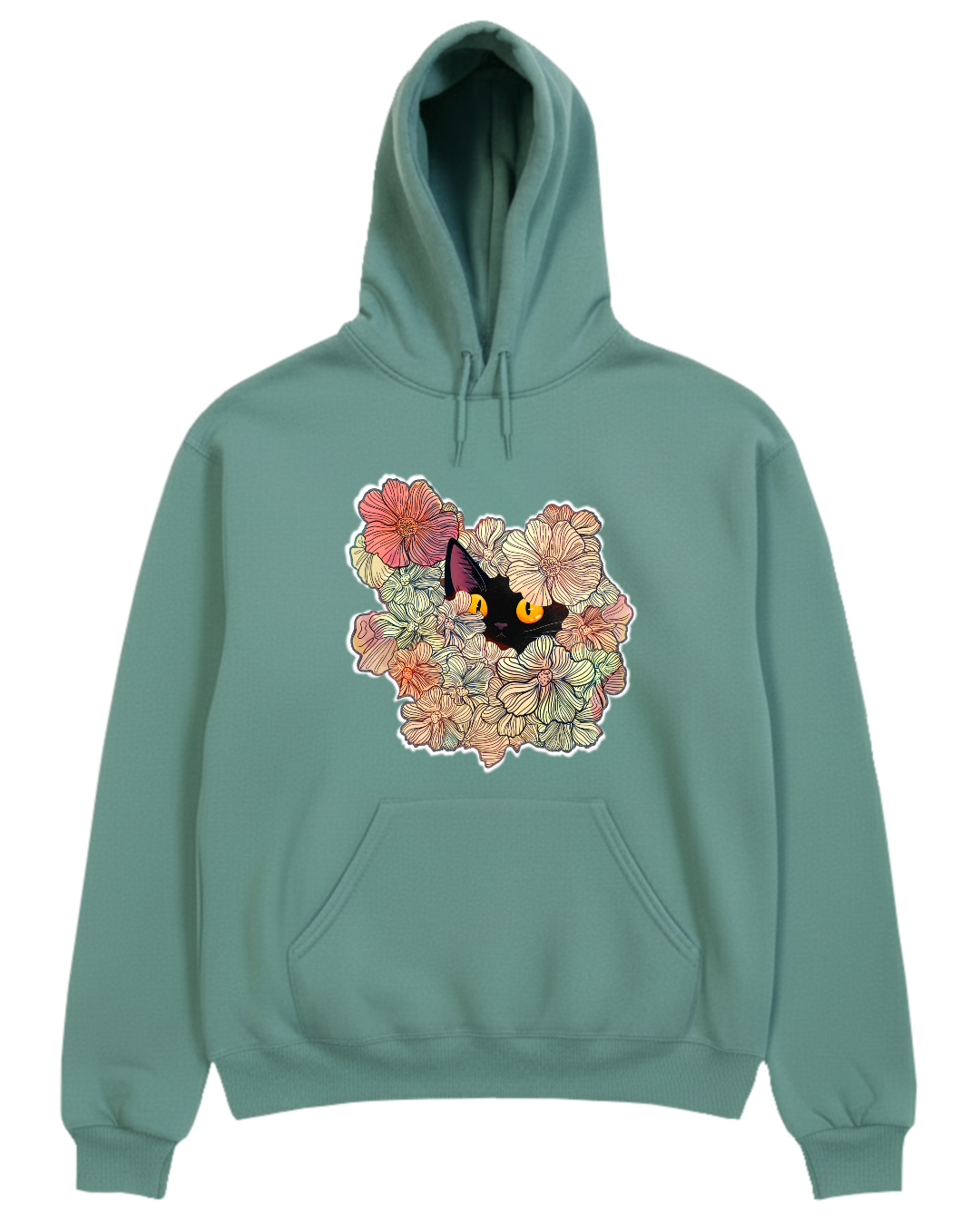 Among the Flowers hoodie design