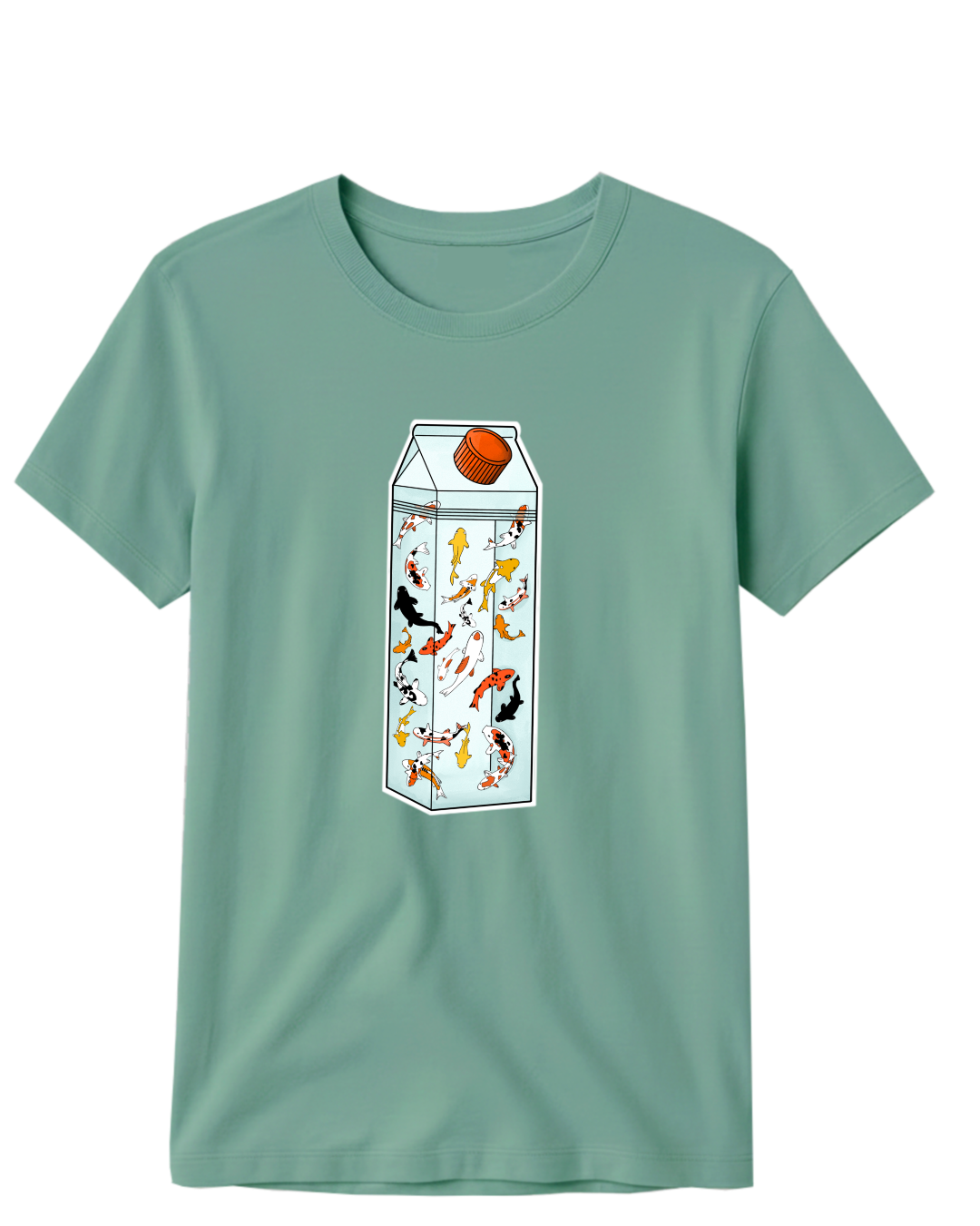 Milky koi  T shirt design