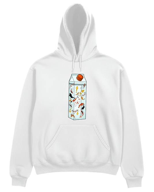 Milky koi hoodie design