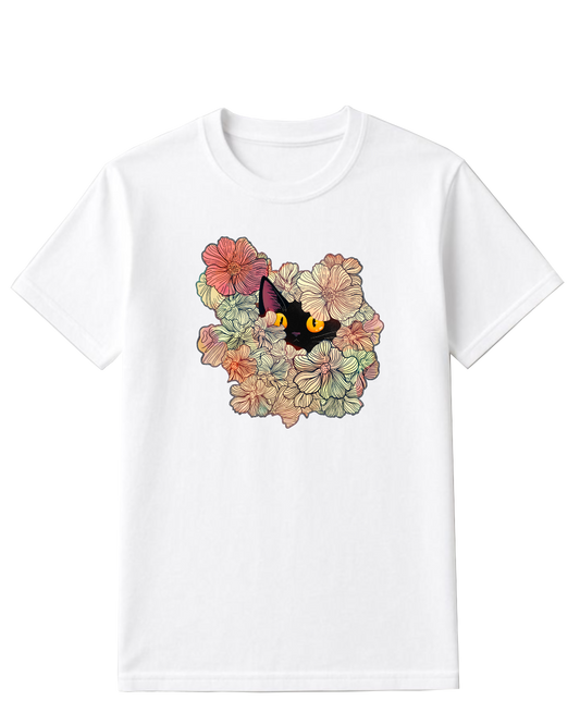 Among the flowers infused T shirt