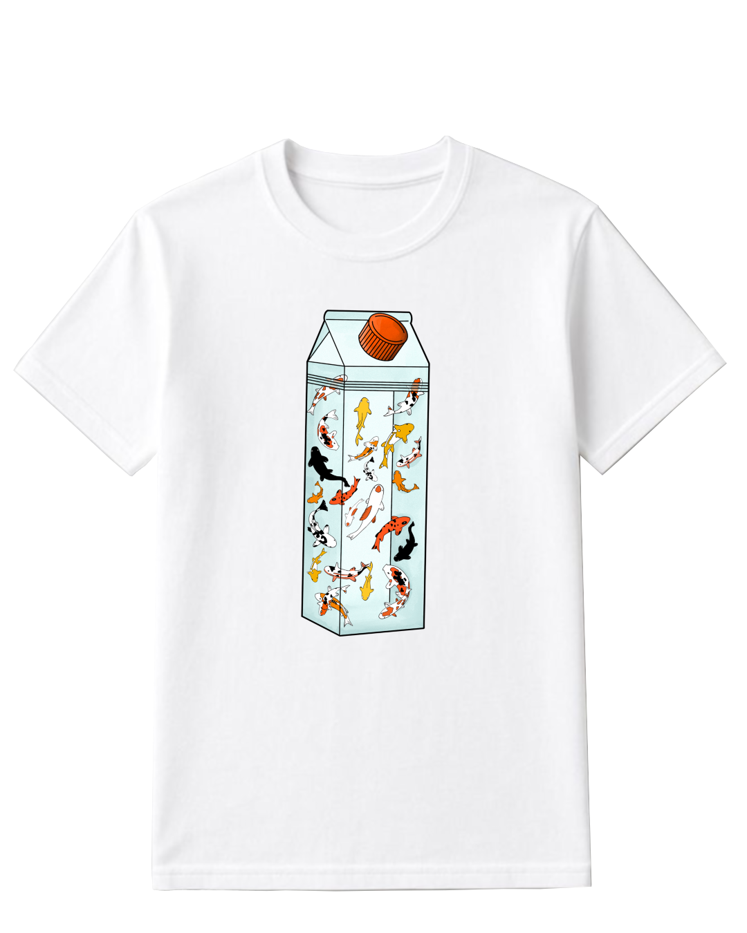 Milky koi infused T shirt