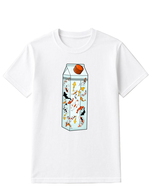 Milky koi infused T shirt