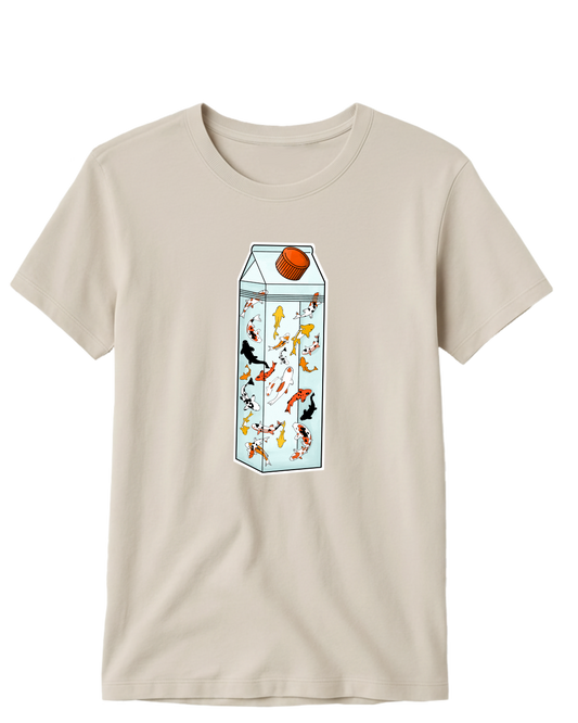 Milky koi  T shirt design