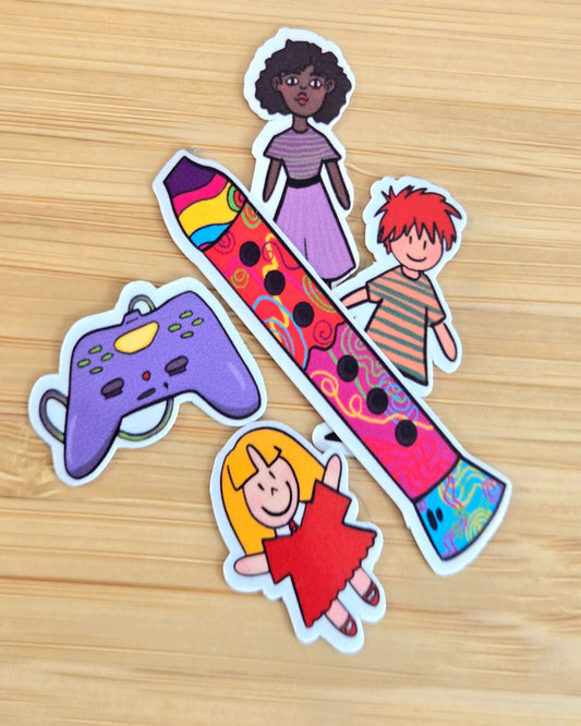 Broken Toys Sticker Pack - Vending Machine collection