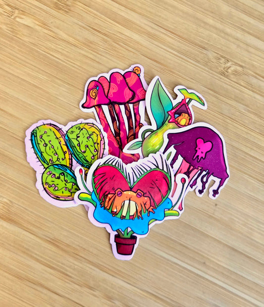 Exotic Plants sticker pack